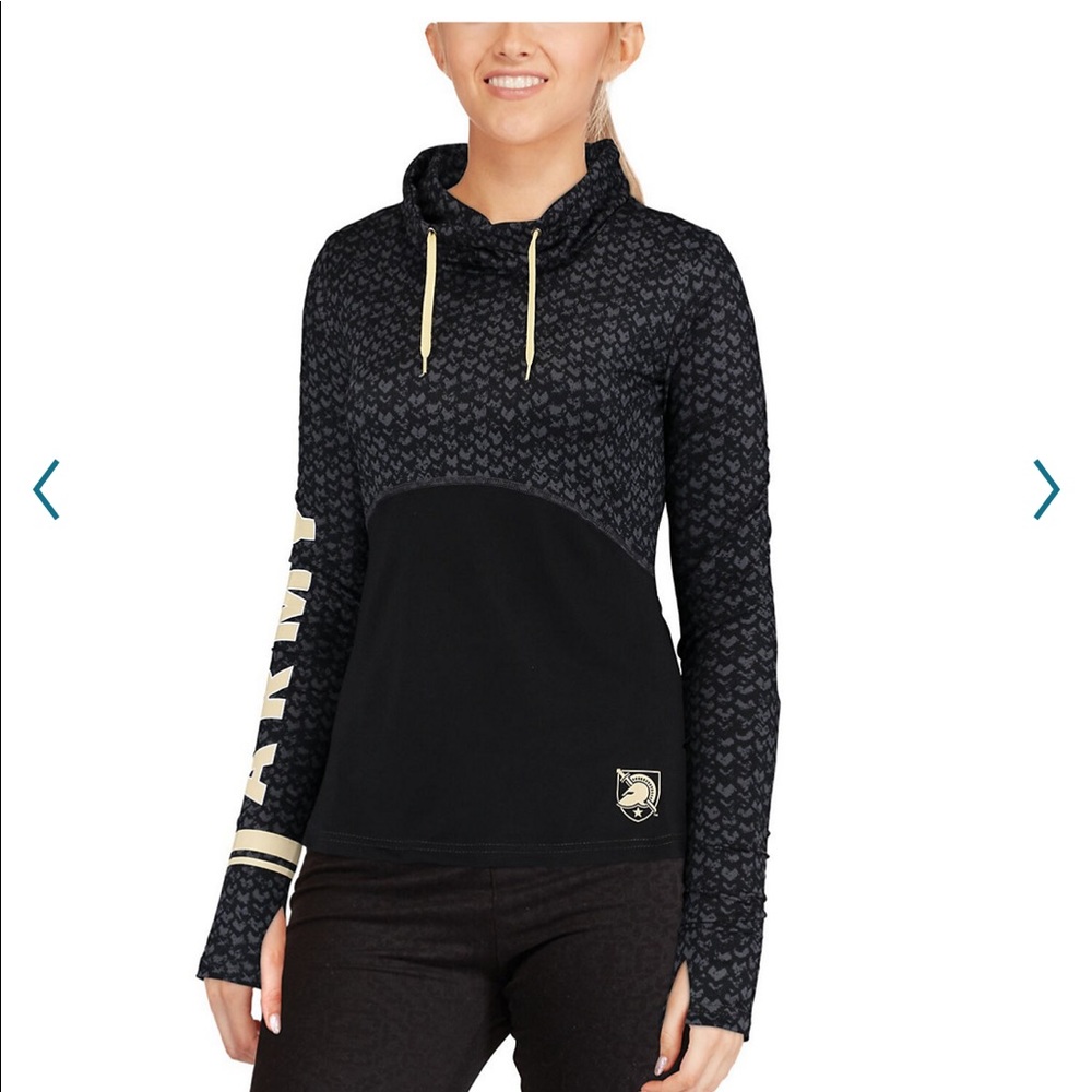 Army pullover cowl neck sweatshirt. Large